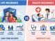 life insurance vs health insurance psychology comparison showing decision factors between long-term security and immediate protection