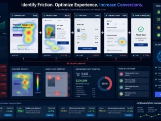 conversion rate optimization psychology showing visitor drop-off behavior and business funnel optimization strategies